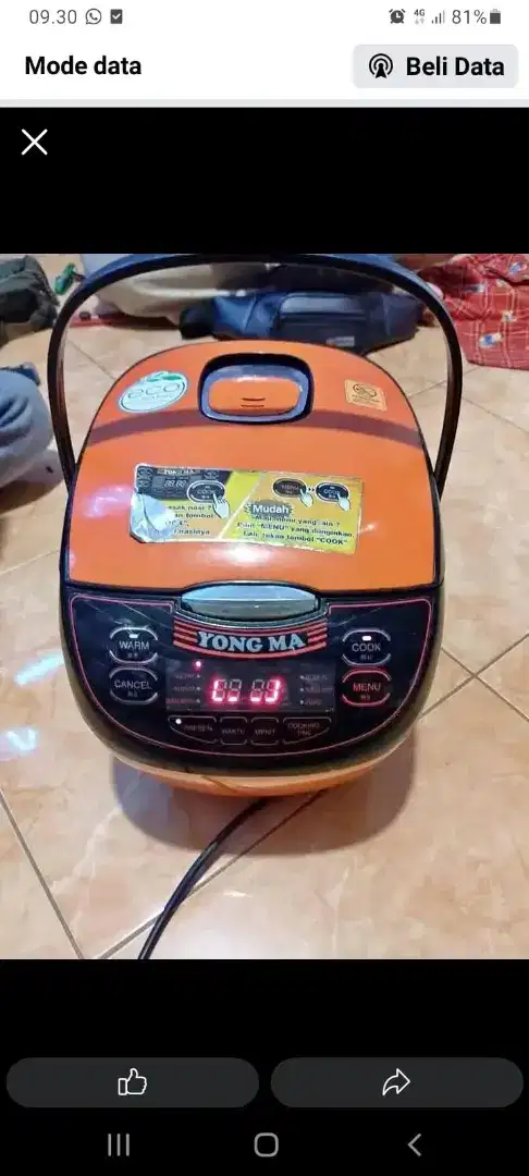 Magicom 2ltr yongma digital murah normal