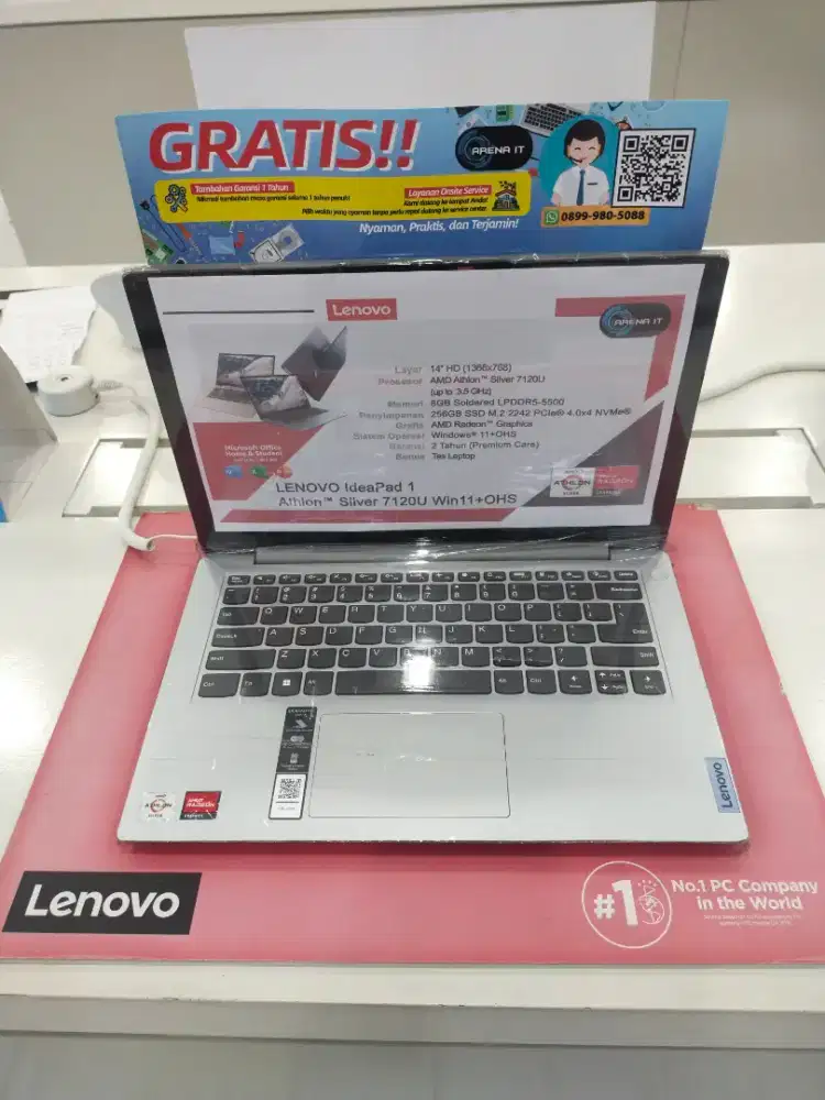PROMO LAPTOP LENOVO IDEAPAD SLIM 1 82VF00A6ID ACER/ASUS/HP/ADVAN
