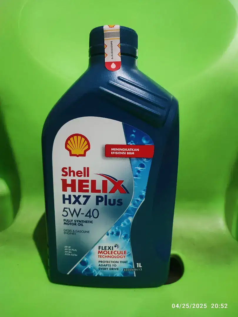 Oli Shell Helix Hx7 Plus 5W-40 Literan ASLI ORI 100%
