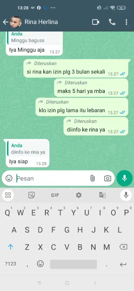 beby siter /art /serabutan