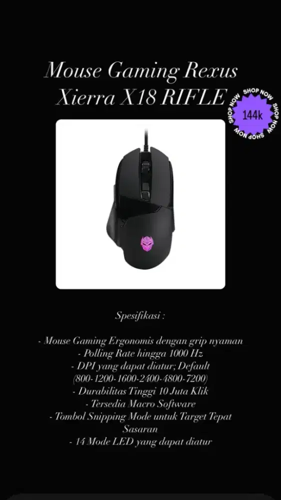 MOUSE REXUS X18
