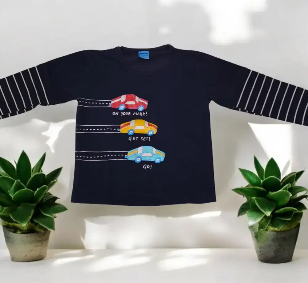 Kaos anak lengan panjang untuk usia 4-6th