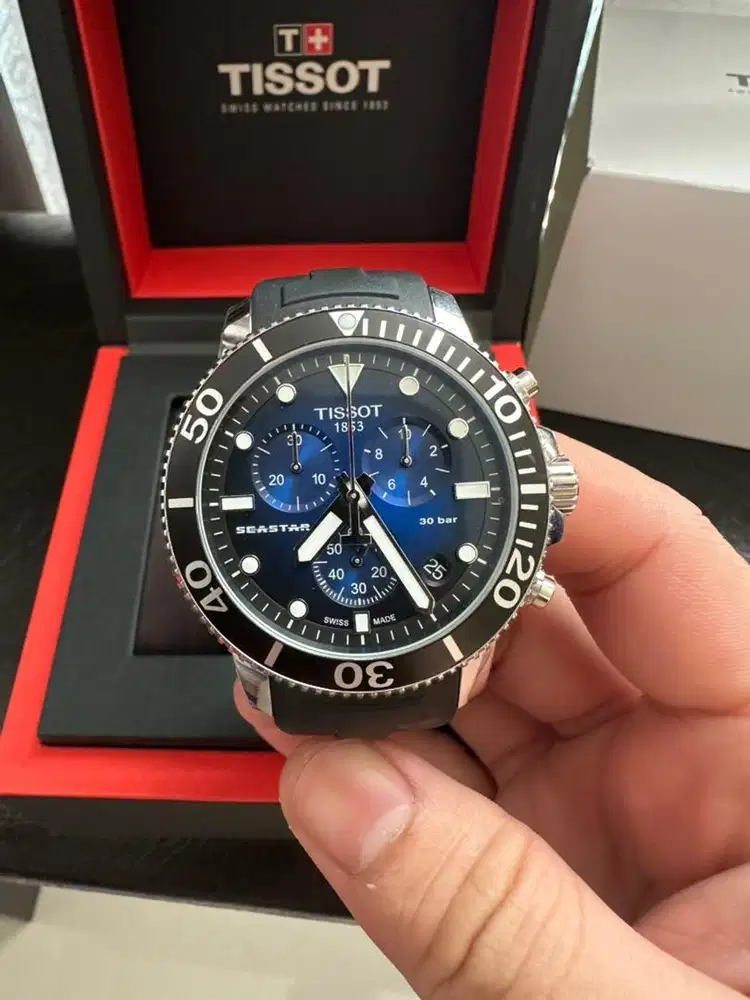 JUAL JAM TANGAN TISSOT SEASTAR 1000 CHRONOGRAPH