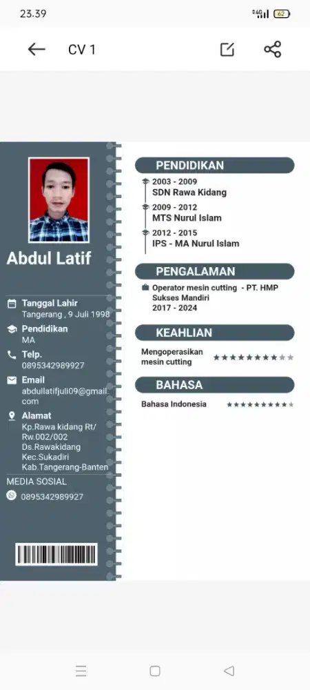 Mencari pekerjaan apa aja yg penting kerja