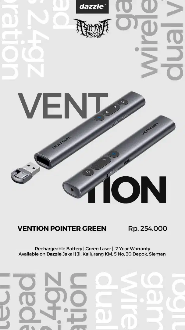 POINTER VENTION LASER HIJAU