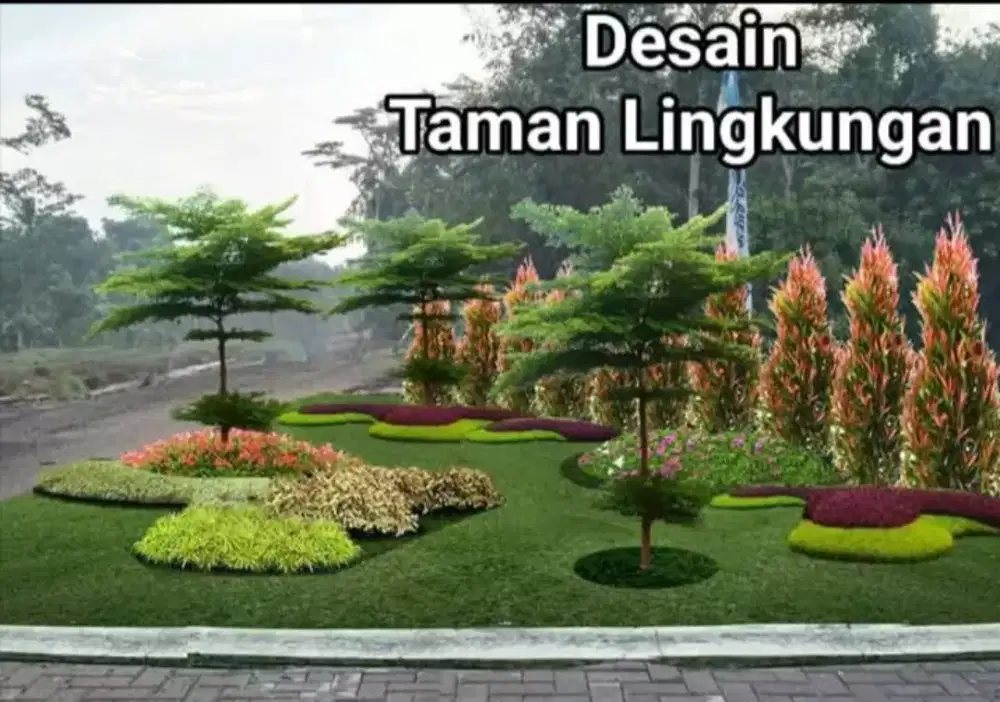Pembuatan taman dan
