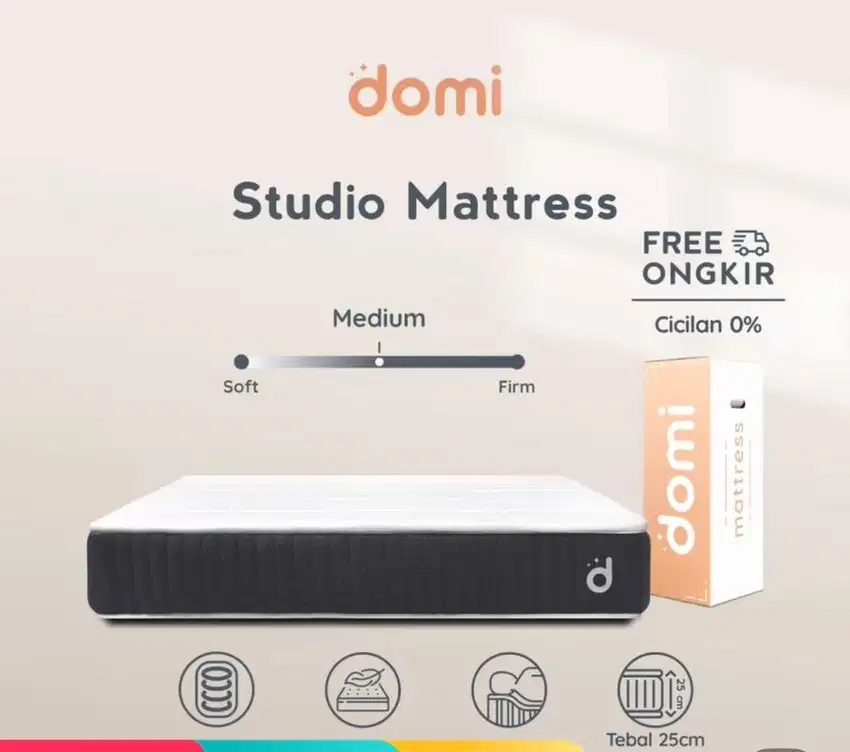 Kasur Domi 140x200 + Divan bekas pemakaian 5 bulan