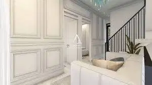 Pasang Sekat Partisi 2 Muka Gypsum + Kusen Pintu Alumnium + Kaca 5 Mmm
