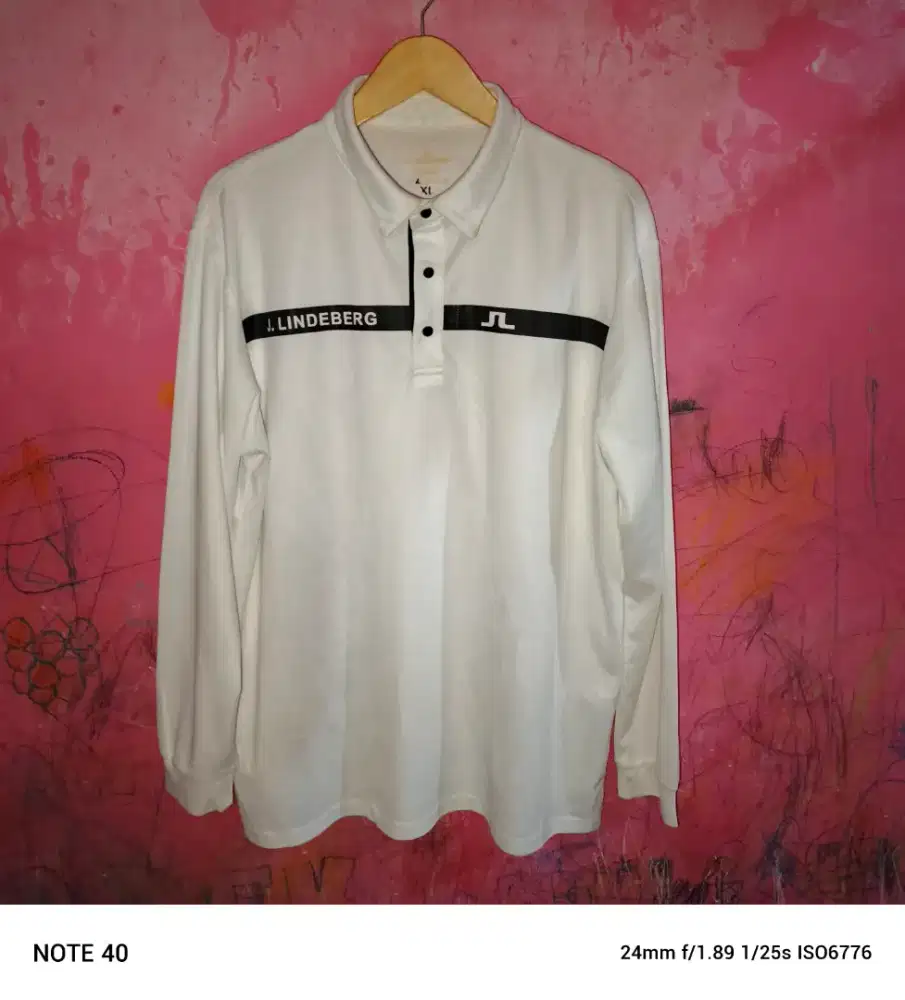 Bismillah, dijual kaos kerah panjang golf J. lindeberg