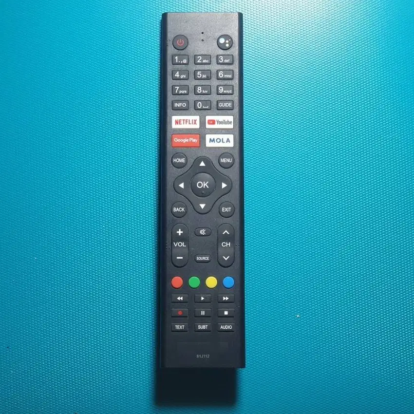 Remot Remote Polytron Smart TV Android NETFLIX MOLA 81J112 81J273 Baru