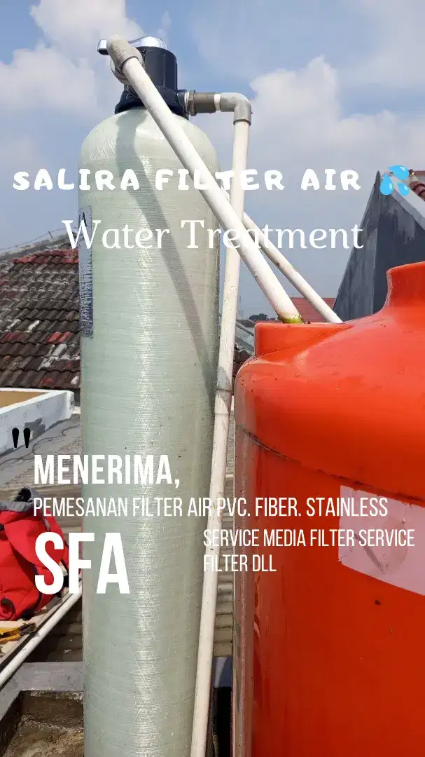 Filter saringan air fiber untuk zat besi