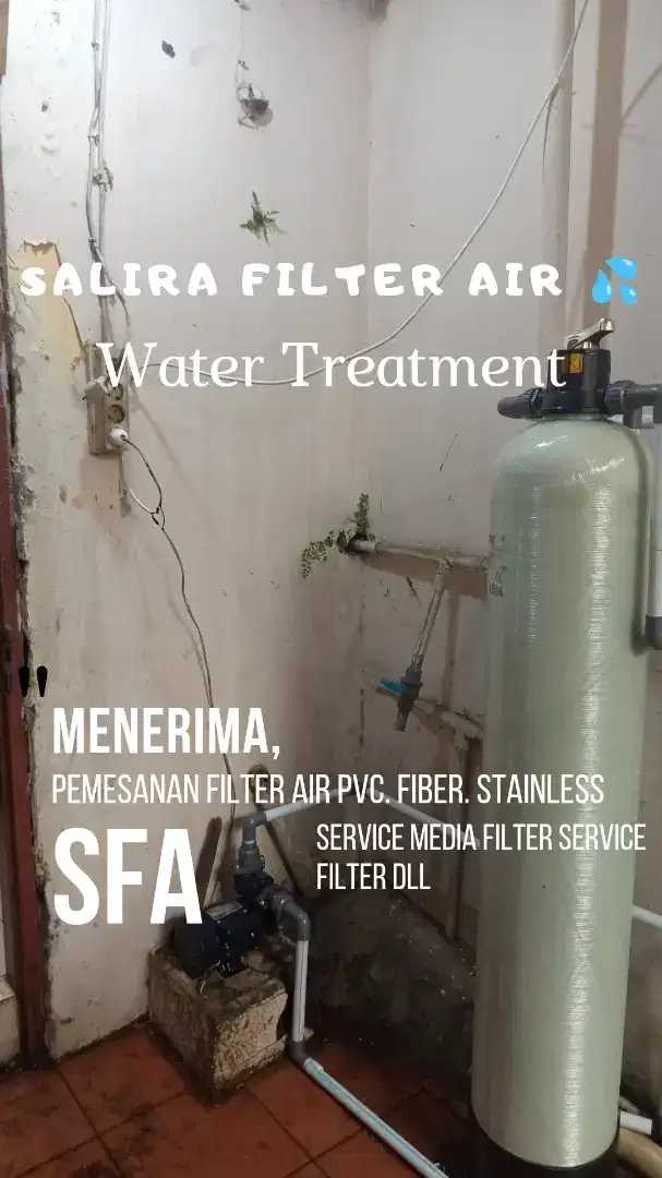 Filter penjernih fiber 10 inch air menguning