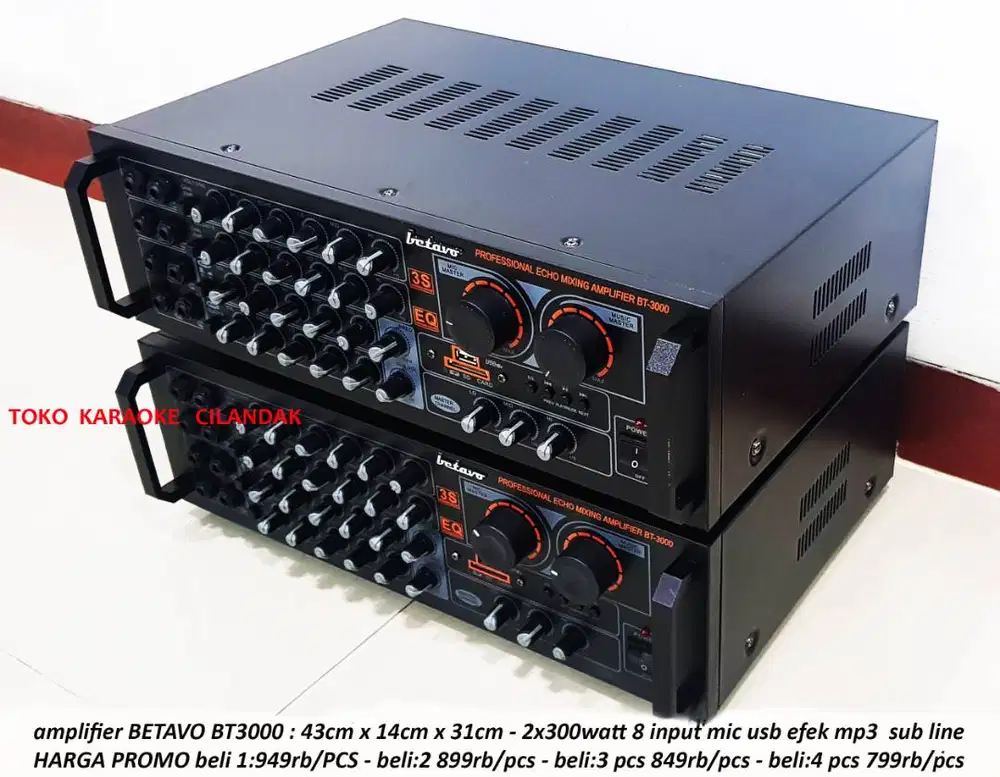 AMPLIFIER KARAOKE BETAVO BT3000