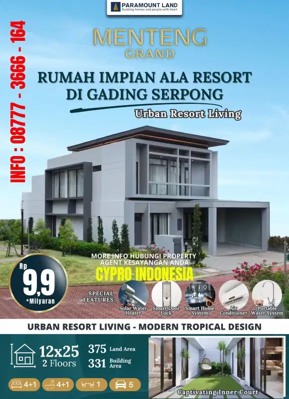 MENTENG GRAND GADING SERPONG PARAMOUNT