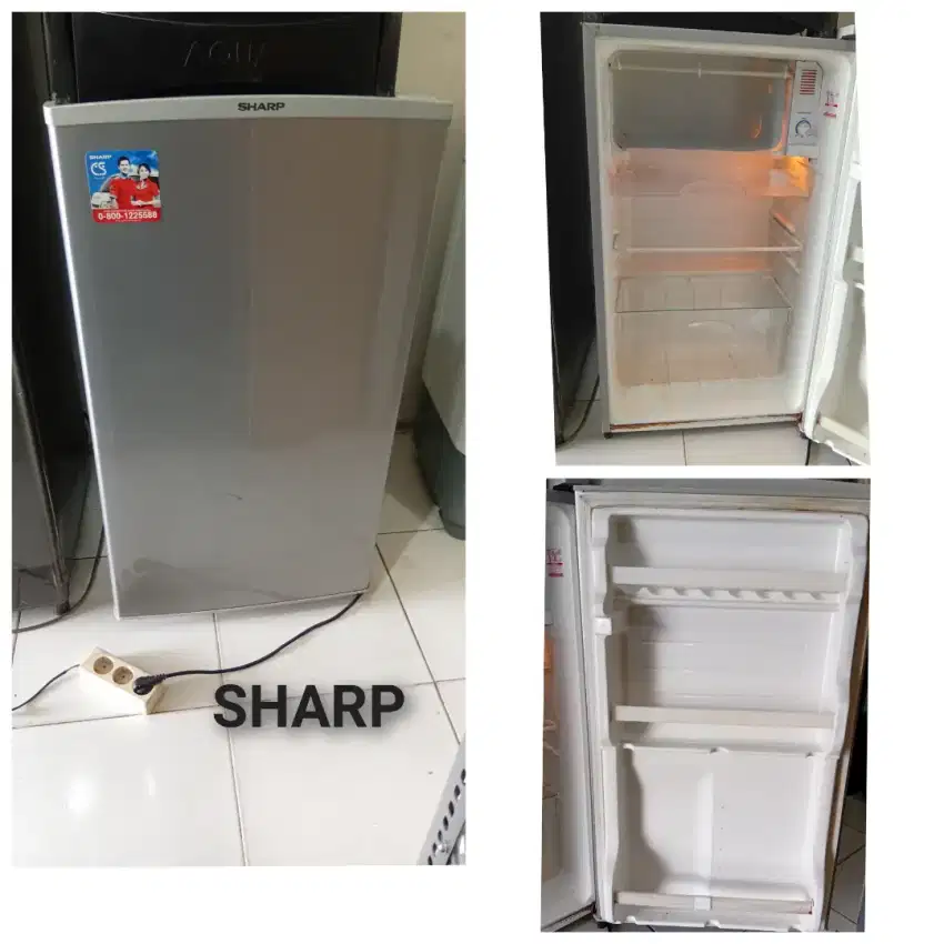 Kulkas SHARP bekas bergaransi
