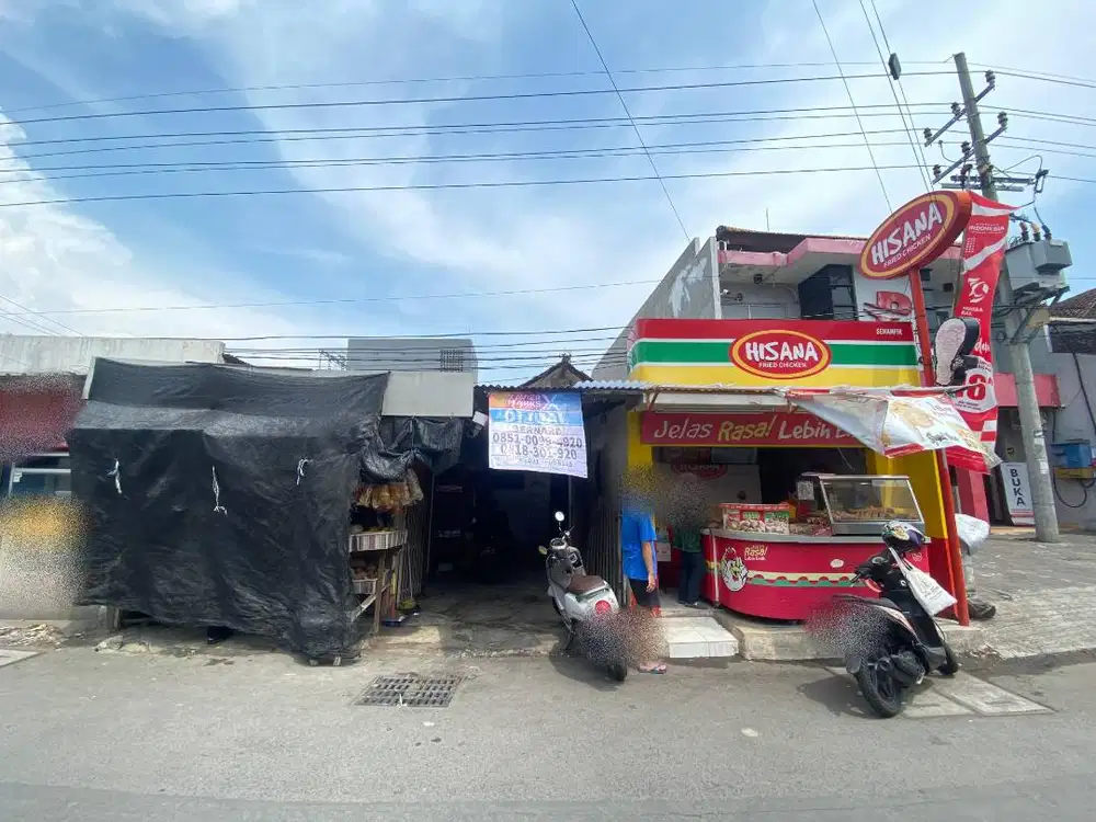 Dijual Rumah di Raya Semampir Dekat Merr Pinggir Jalan
