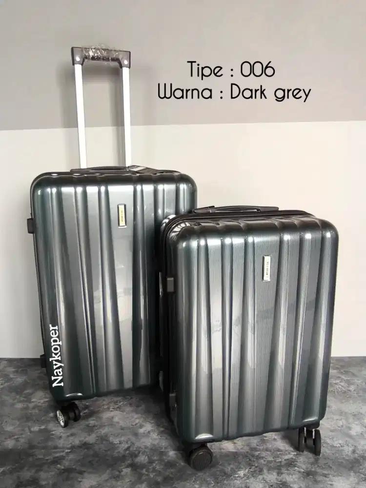 Koper anti pecah, koper 1 set 20 in dan 24 in, koper murah