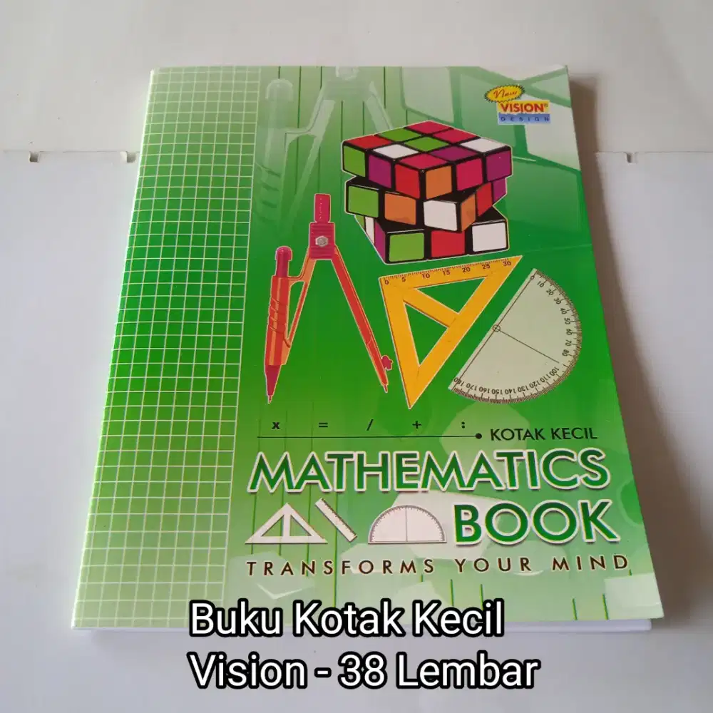 Buku Kotak Kecil Matematika Vision – 38 Lembar