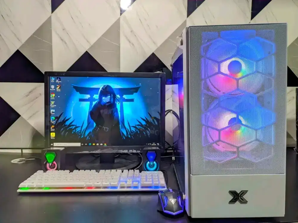 Pc gaming editing i7 3770/Ram 16Gb/Ssd 256Gb fullset tinggal pakai