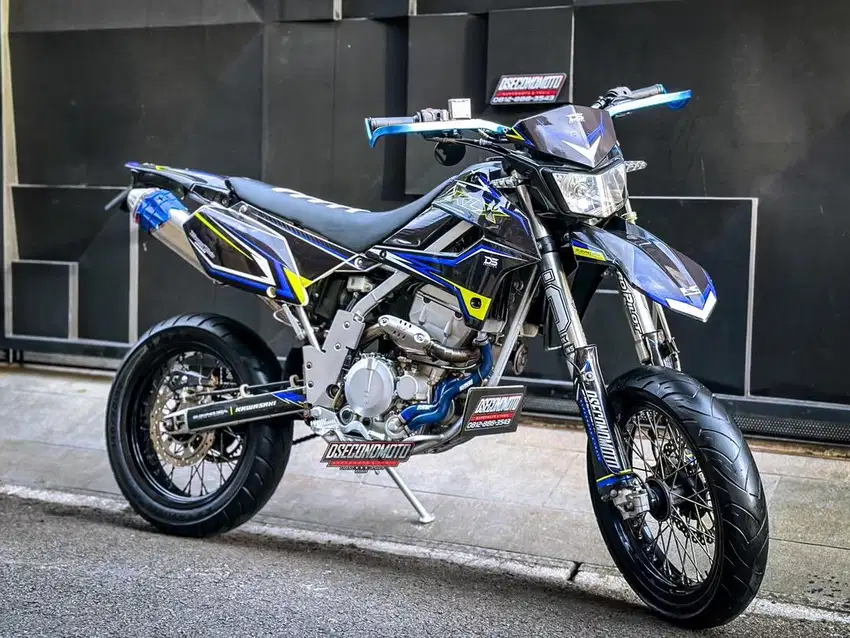 MURAH‼️ KLX 250 SUPERMOTO‼️LOW KM MULUS TERAWAR SIAP GAS TOURING