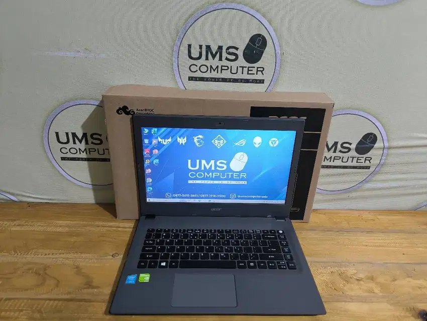 ACER E5-473G CORE I5-5200U Ram 8GB SSD 256GB NVIDIA 820M