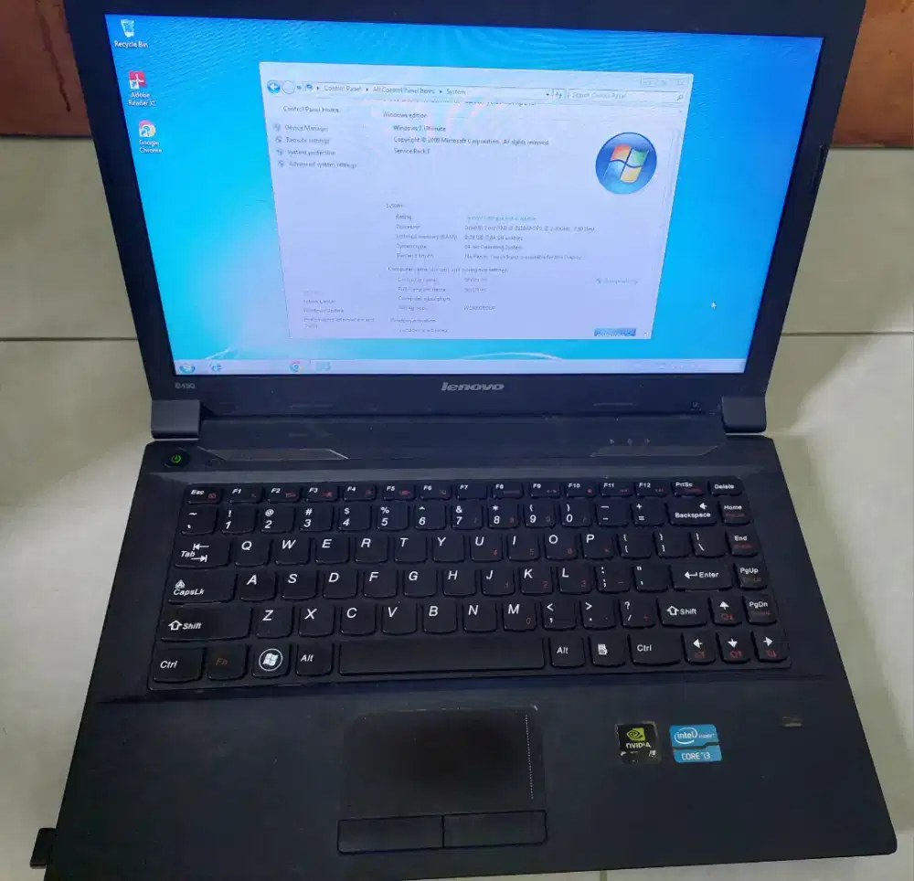 Jual Laptop Lenovo B490 Siap Pakai, 14 inc/i3/Hdd500Gb/RAM4Gb-Surabaya