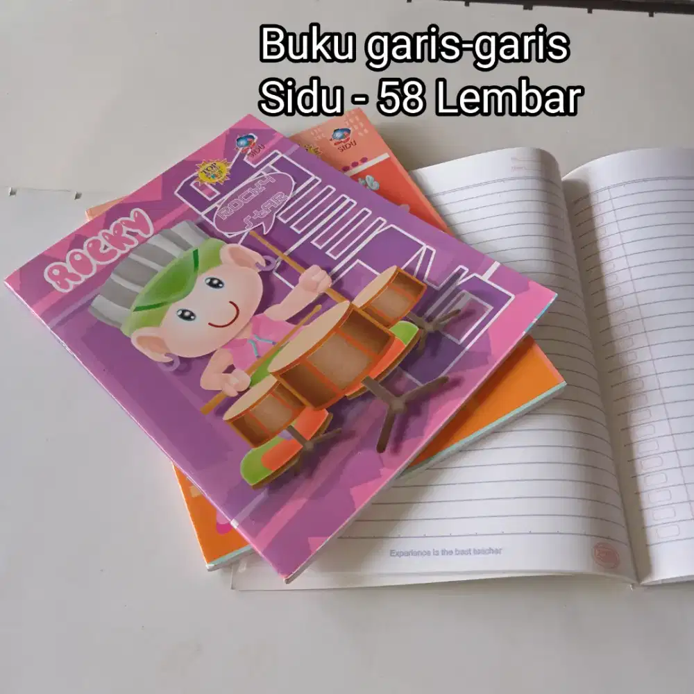 - Buku Garis-Garis Sidu – 58 Lembar