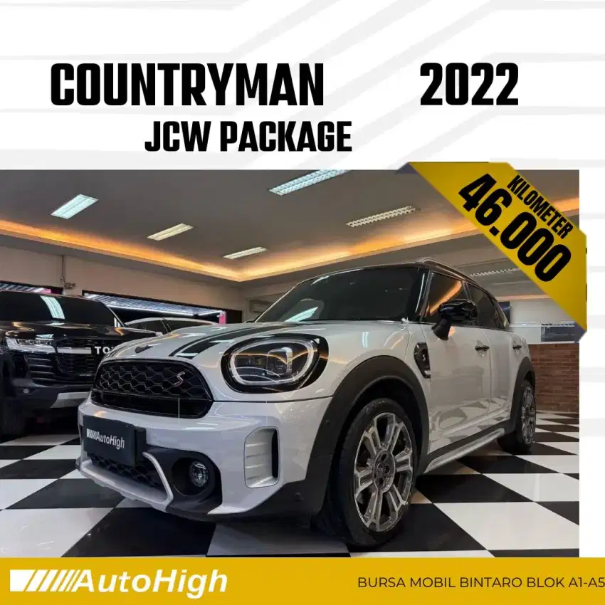 DP10% [Km46.000] Mini Countryman 2.0 S 2022 Silver Reg 2023 #AUTOHIGH