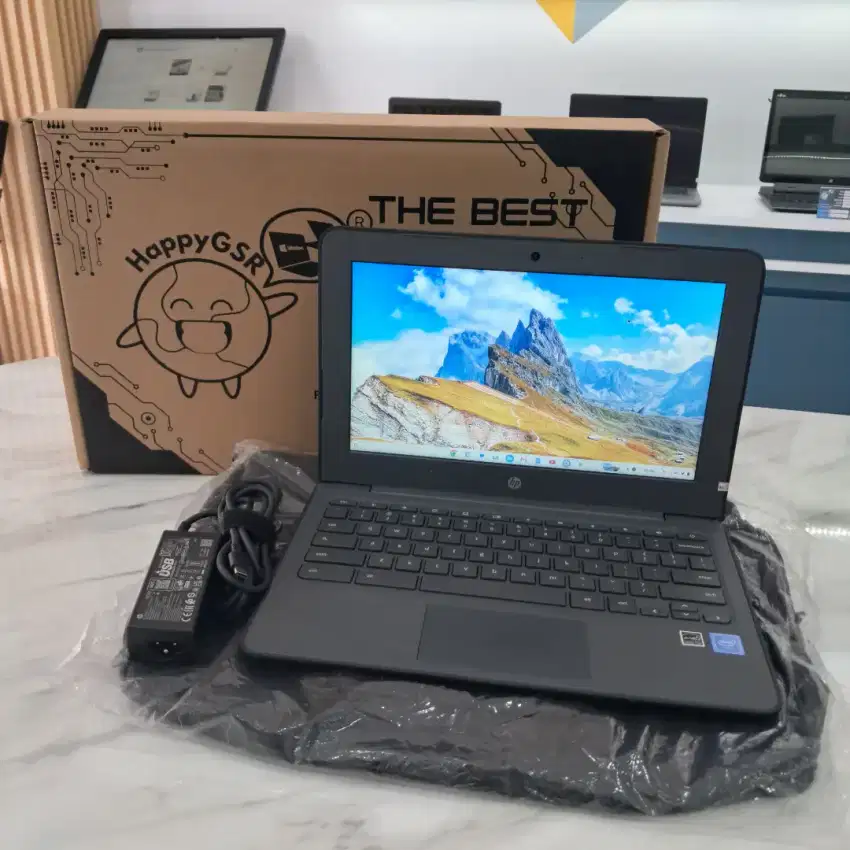 Laptop pelajar mahasiswa harga 1 jutaan aja charger type c bisa cod