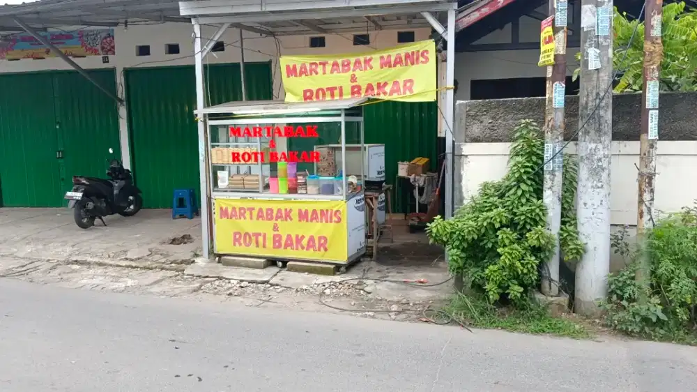 Gerobak etalase usaha