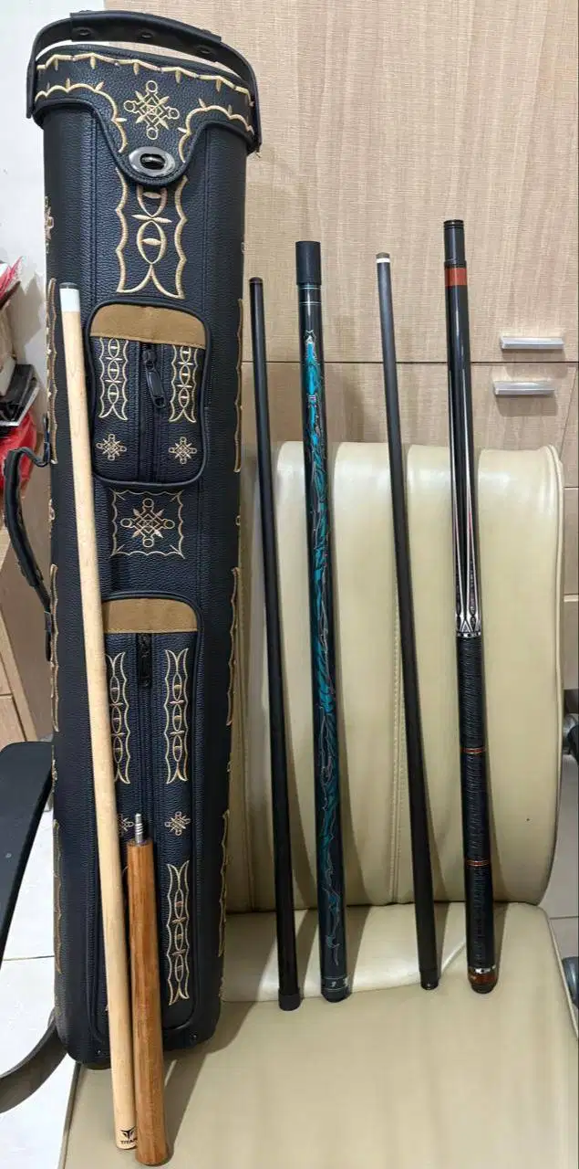 Perlengkapan billiard 1 set