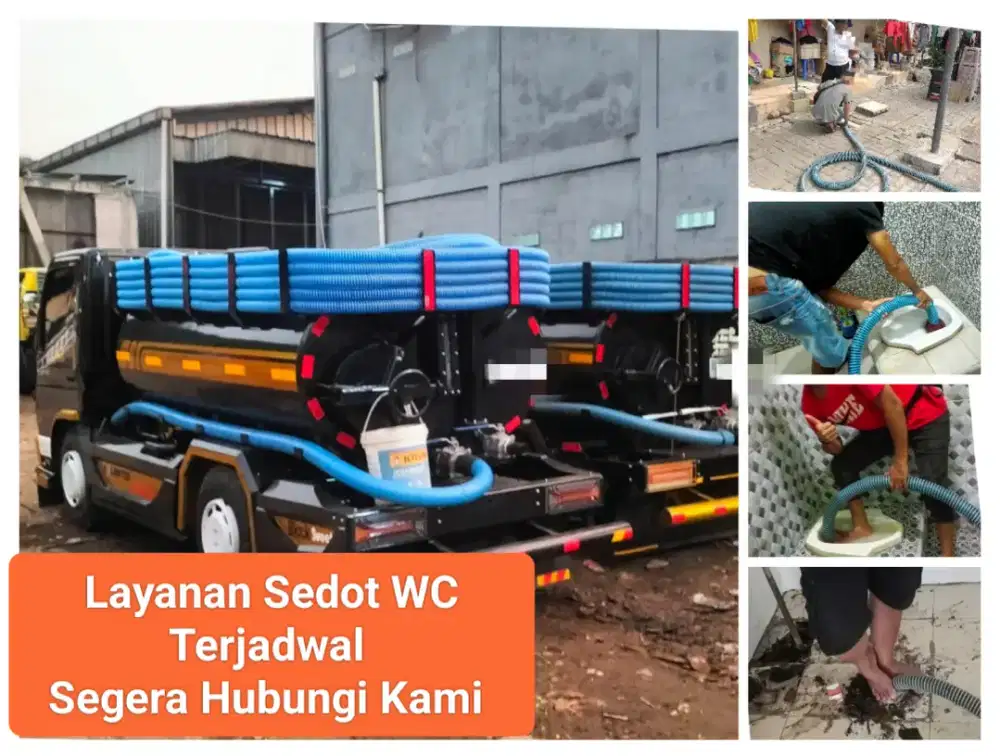 SEDOT WC KURAS LUMPUR TINJA LIMBAH STP & SERVIS SALURAN MAMPET TUNTAS