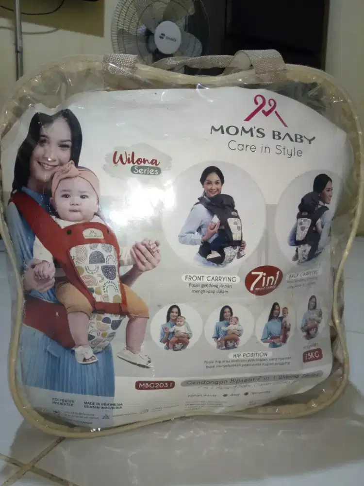 MOM'S BABY Gendongan hipseat 7 in 1 wilona series MBG2031