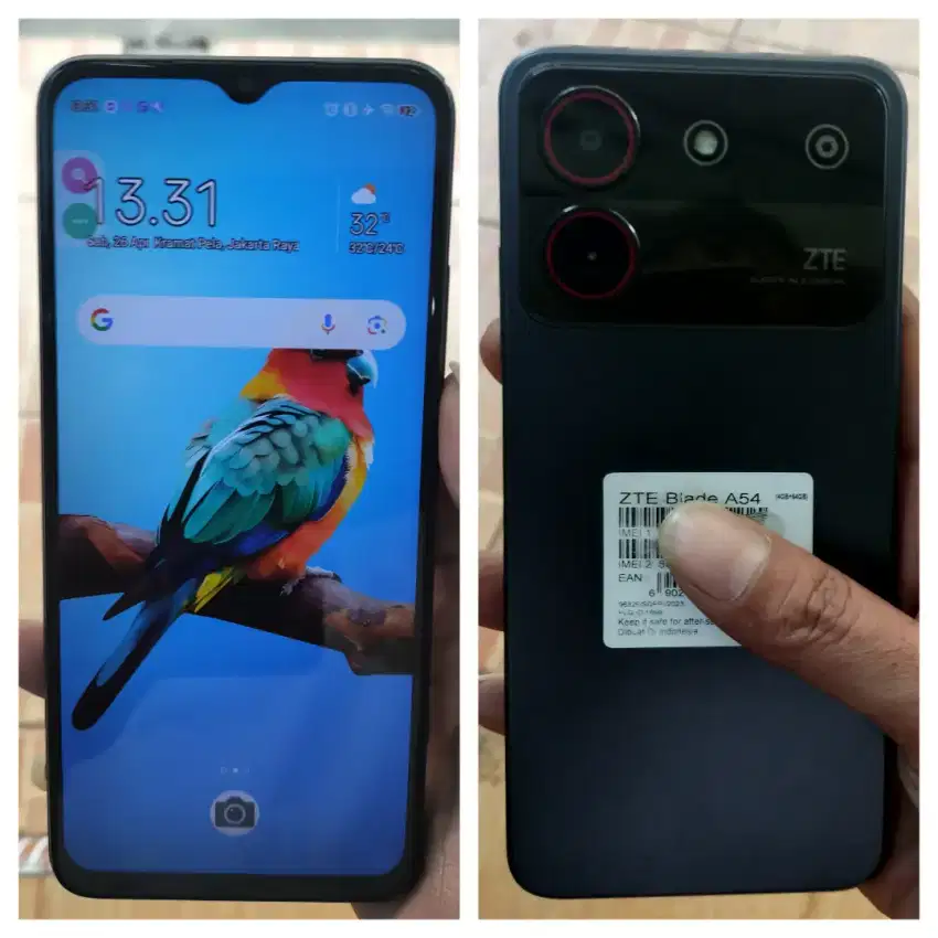 ZTE BLADE A54 4+8/64gb mulus gres nominus normal lancar batre awet