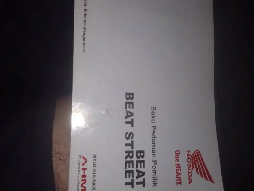 Buku Pedoman Pemilik Motor Matic Merk Honda Beat Sporty 2022