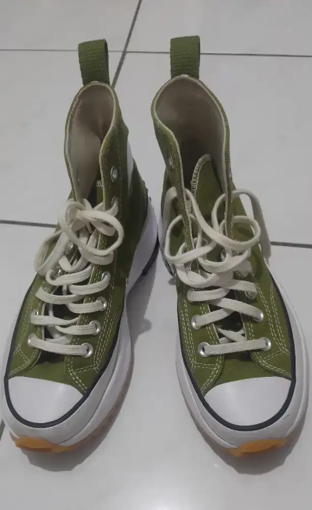 Dijual sepatu unisex Converse Star warna hijau matcha
