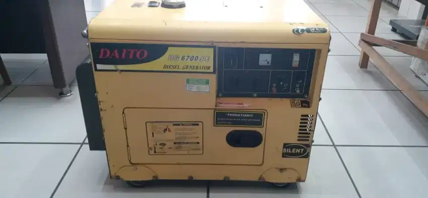 Genset Daito 6700 diesel silent