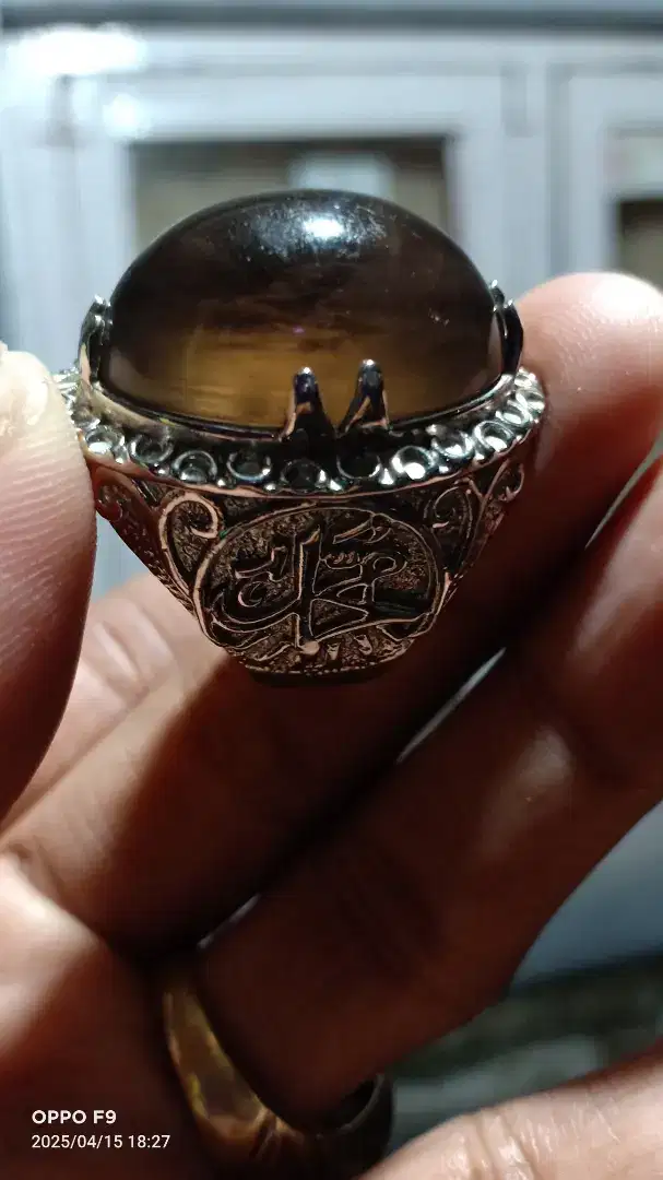 Batu Kecubung Teh Ring Ada Lafadz