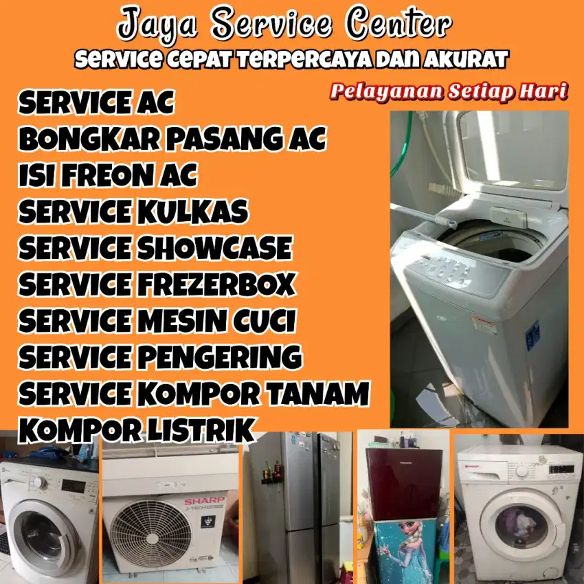 Service Kulkas Frezer Bongkar Pasang AC Servis AC Mesin Cuci Semampir