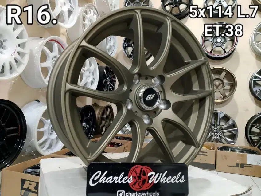 Jual velg cr kai r16 5x114,3 innova rush terios ertiga dll
