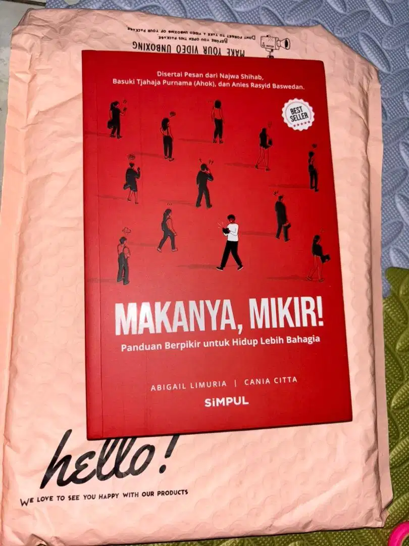 Dijual buku “makanya mikir” karya cania dan abigail
