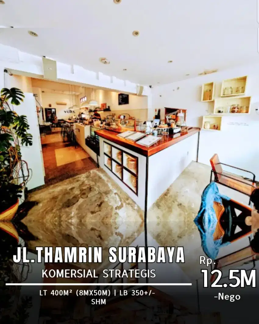 Dijual bangunan komersial jl thamrin