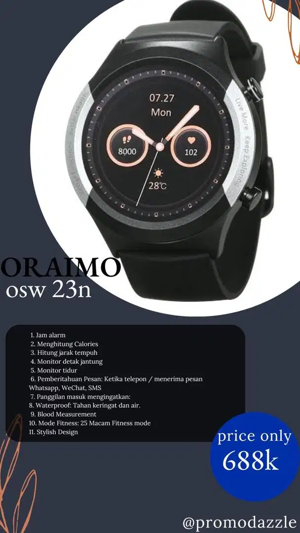 SMARTWATCH. ORAIMO OSW  23n