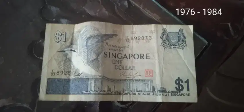 Uang Kuno 1SGD Ada 2 Lembar