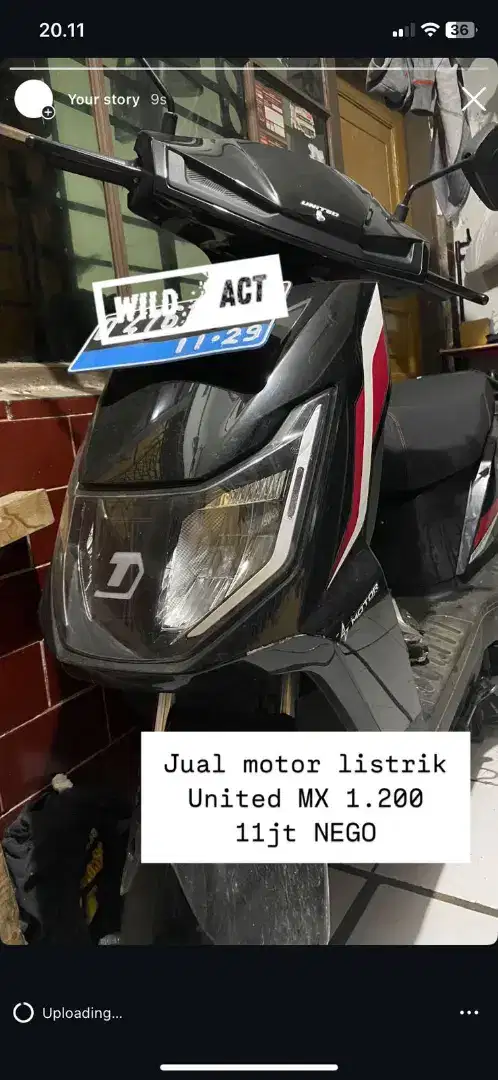 Motor Listrik Uniter Mx1200