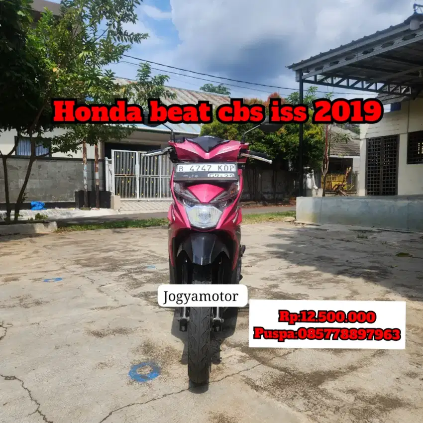 Honda  beat cbs iss tahun 2019