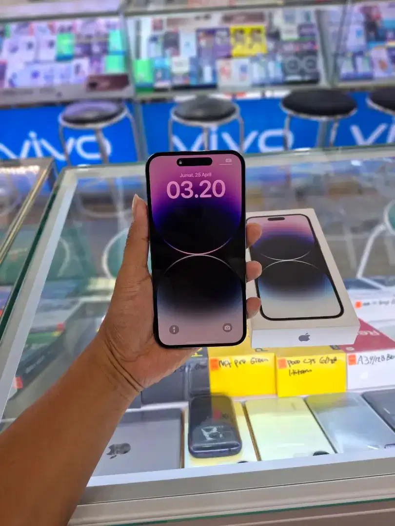 Iphone 14 pro max 128gb ibox second fullset bisa tt bisa kredit
