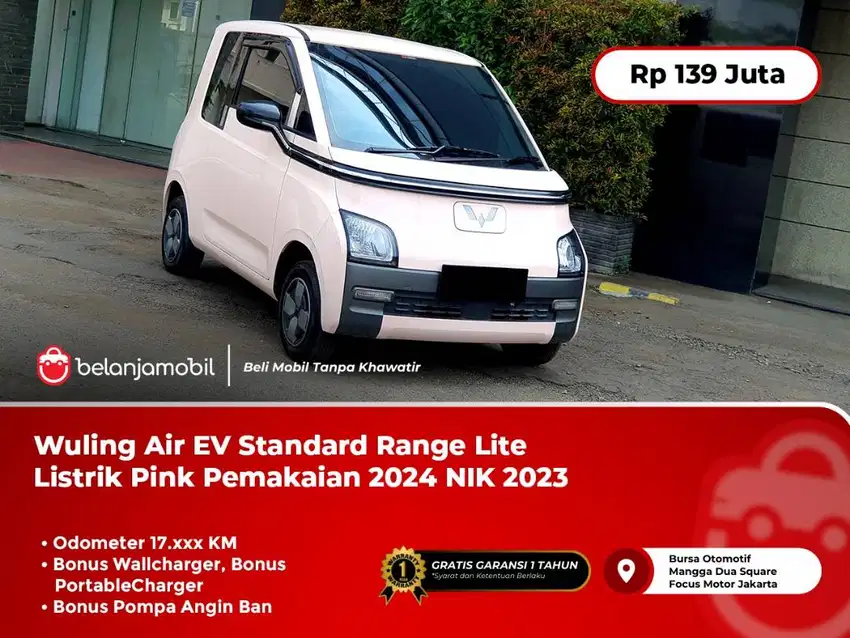 [BANYAK BONUS] Wuling Air EV Standard Range Lite Listrik 2023/2024