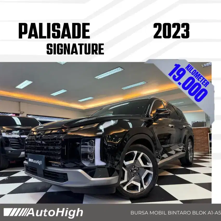 DP10% [Km19.000] Palisade Signature 2023 Black Reg 2022 #AUTOHIGH