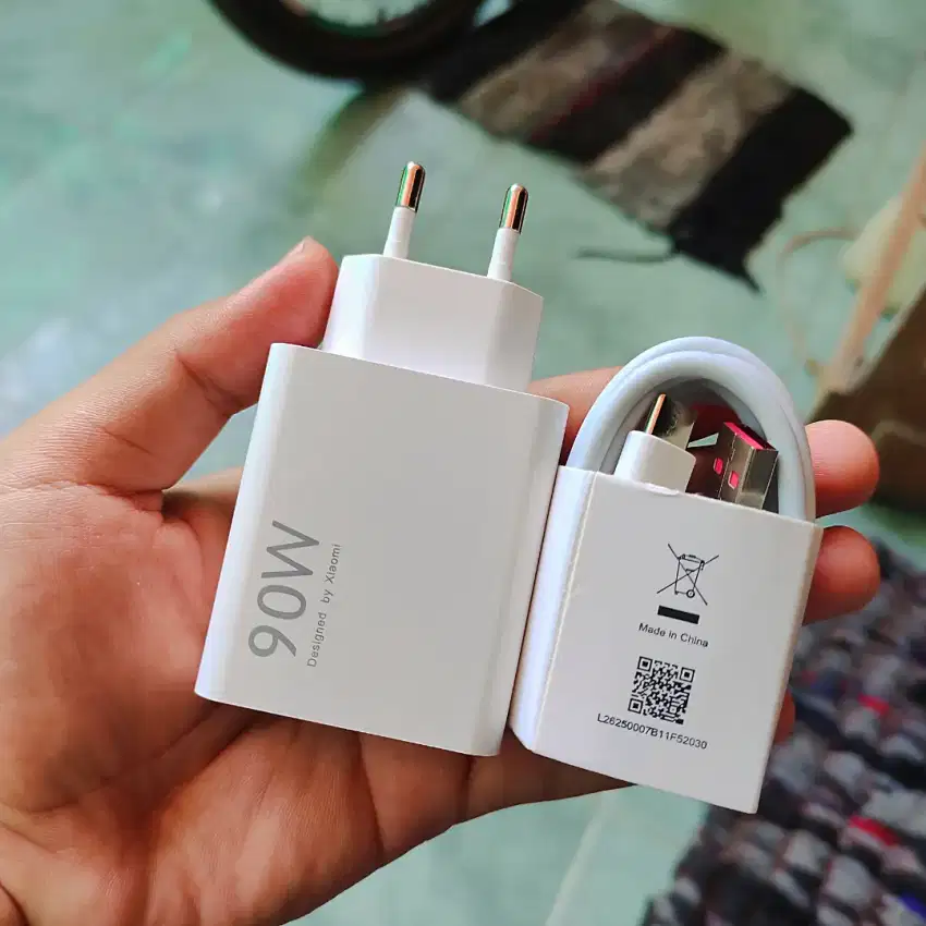 Charger original cabutan bawaan ex Poco F6 5G ( 90 watt )